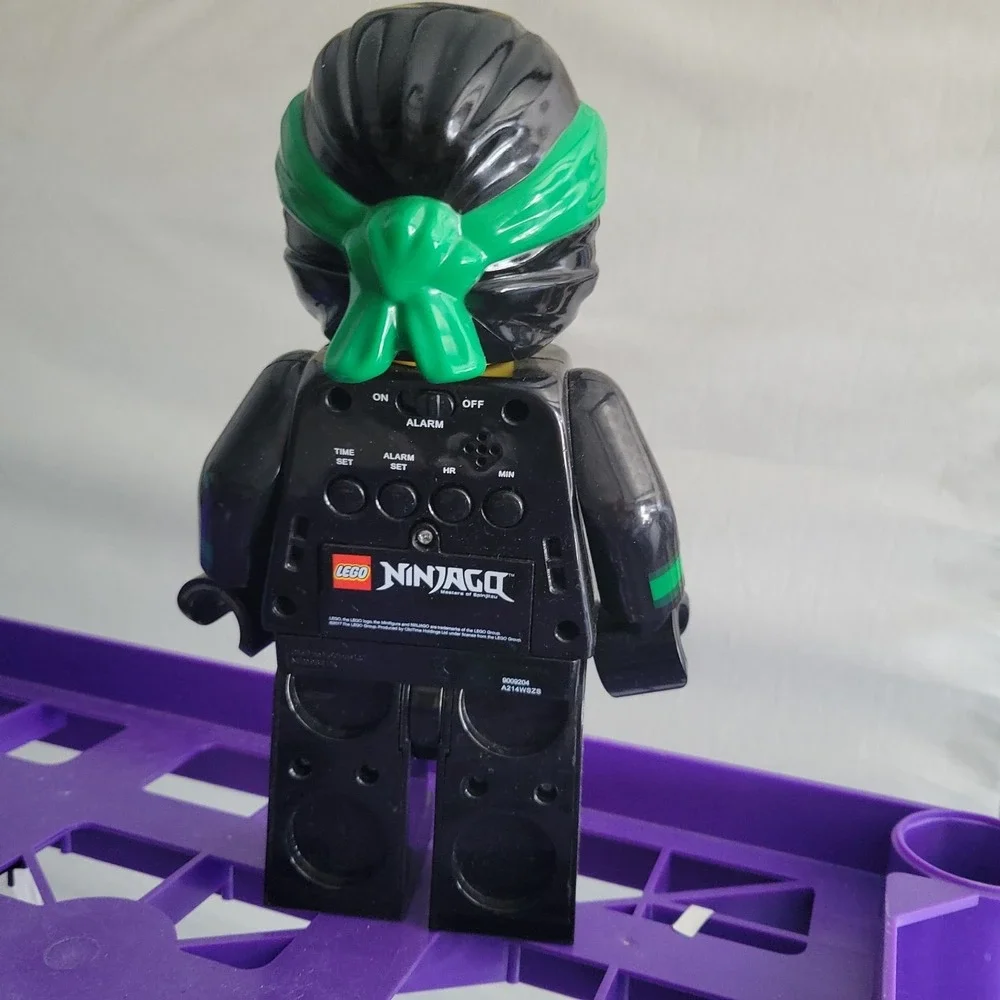 LEGO Ninjago Cole Light Up Digital Alarm Clock 9.5